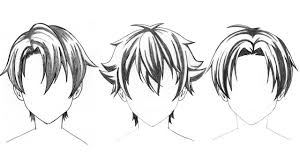 Useful drawing references and sketches for beginner artists. 3 Hairstyle To Draw Anime Hair Boy How To Drawing Anime Tutorial Youtube