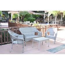 Kentwood Resin Wicker 4 Piece Sofa Seating Group Without Cushion Outdoor Deck Furniture Wicker Loveseat Buy Outdoor Furniture