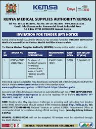 Photos, address, and phone number, opening hours, photos, and user reviews on yandex.maps. Tender Advertisements Kenya Medical Supplies Authority Kemsa