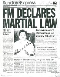 Martial law was declared in 1972 while a constitutional convention, elected the previous year to revise the 1935 constitution, was in the middle of its task. Declaration Of Martial Law Martial Law Museum
