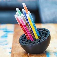Aborted Prints Modular Pencil Holder Stationery Set 3d Printing Diy 3d Printer Stationery Set