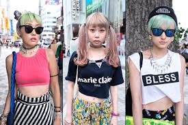 Crop Tops The Hottest Trend Of This Summer In Tokyo Is Belly Buttons Japan Fashion Street Japanese Street Fashion Street Style Trends