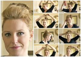 Then go on to make a small bun on the bottom. Messy Bun Tutorial For Short Hair Novocom Top