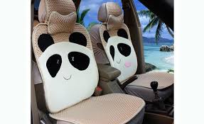 Cool Ice Automobile Car Seat Cover For Summer Car Seats Carseat Cover Panda