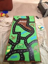 Diy Car Table Car Table Homemade Kids Gifts Kids Playing