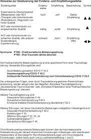 S3 Leitlinie Posttraumatische Belastungsstorung Icd 10 F Pdf Kostenfreier Download