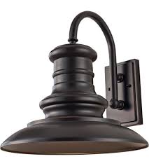 Redding Station 1 Light 16 Inch Restoration Bronze Outdoor Wall Sconce