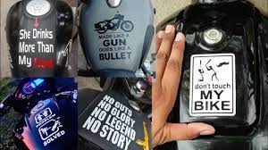 Best Dialogue For Your Modified Bike Tanks All Bike Modified Tank Stickers Youtube