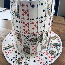 This will be the top of the hat. Party Top Hat Made Of Playing Cards 10 Steps Instructables