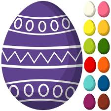 Icono de Pascua de dibujos animados conjunto huevo cáscara conejito pollo  nido icono conjunto . Vector de stock #185979922 de ©bessyana