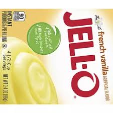 Einfache zubereitung mit kalter milch in 5 minuten. Jell O Instant French Vanilla Pudding Pie Filling 3 4 Oz Jello Pudding Mix Market Basket