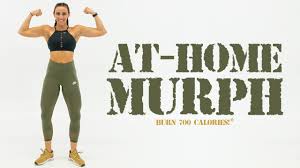 Ari, murph is a great workout for begginers because of its simplicity. 60 Minute At Home Murph Workout Burn 700 Calories Sydney Cummings Youtube