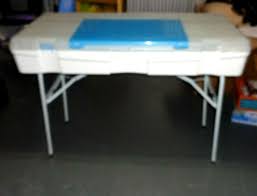 Crafters Snapware Portable Gift Wrap And Crafting Table With Storage