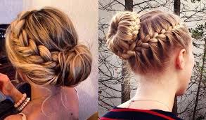 This versatile and stunning braided bun is easy to tweak for a romantic look. Braided Bun Fashionbuzzer Com