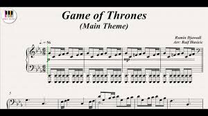 Game Of Thrones Main Theme Piano Youtube