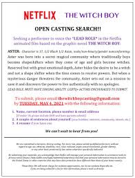 The help just became netflix's most watched movie amid black lives matter protests. Kenny Park On Twitter Open Casting Call Our Movie The Witch Boy Is Looking For Its Lead Details Below Please Share With All The Lovely Actors In Your Life Netflix Thewitchboy