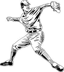 Posted in coloring for kids. Professional Baseball Player Coloring Page Download Print Online Coloring Pages For Free Color Nimbus