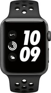 Apple Watch Nike Series 3 Gps 42mm Space Gray Aluminum Case With Anthracite Black Nike Sport Band Space Gray Aluminum Mtf42ll A Best Buy In 2020 Apple Watch Nike Apple Watch Apple