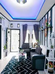 Plafon ruang tamu minimalis modern denah rumah via denahrumah3kamar.download. Lingkar Warna 8 Desain Ruang Tamu Minimalis Ukuran 3x4 Dengan Tema Hitam Putih