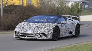 2018 Lamborghini Huracan Performante Spyder Spy Photo 1853362