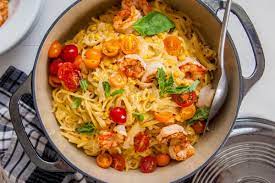 Creamy Shrimp Corn Pasta Recipe Corn Pasta Recipes Cast Iron Recipes