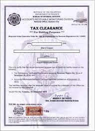 You must complete an application for tax clearance form and submit it to one of the inland revenue offices listed in. Bir Tax Clearance Corporation Requirements Onestepahead470