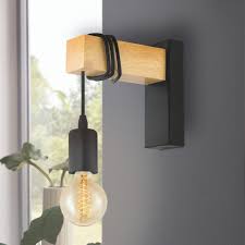 Black Wood 1 Light Wall Hanging Pendant Citizen Soak Com Lampada De Parede Ideias De Decoracao Para Casa Lampadas De Garrafa De Vinho