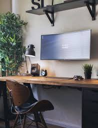 Ultimate clean productive minimalist 2019 desk setup for creators or gamers. Minimal Desks Simple Workspaces Interior Design