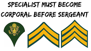 Specialist Must Become Corporal Before Sergeant - Youtube