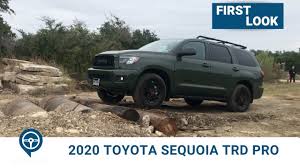 Popular cities for toyota sequoia trd pros. 2020 Toyota Sequoia Trd Pro First Look Youtube