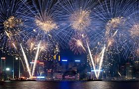New Years Eve Fireworks In Hong Kong 2016 New Years Eve Fireworks New Years Eve 2016 Fireworks