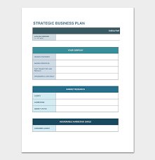 Strategic account plan template best for: Strategy Paper Template 7 For Word Excel