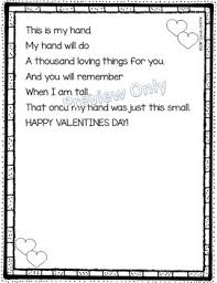 Valentine S Day Handprint Keepsake Poem For Kids Valentines Day Poems Valentines Poems Valentines School