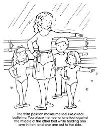 Ballet Third Position Jpg 603 753 Dance Coloring Pages Ballerina Coloring Pages Ballet Positions
