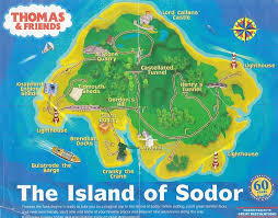 Island Of Sodor Map Thomas The Train Thomas The Train Party Thomas And Friends