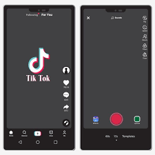 Tiktok Icons Tiktok Screen Prilozhenie Dlya Socialnyh Setej Birthday Party Invitations Printable Social Media Design Inspiration Social Media
