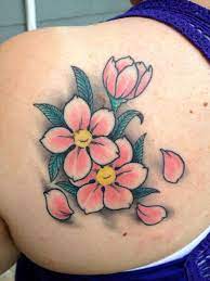 Neo Traditional Cherry Blossom Tattoo Google Search Cherry Blossom Tattoo Blossom Tattoo Traditional Tattoo