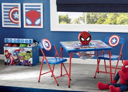 Avengers 4 Piece Kids Furniture Set Kids Furniture Sets Kids Furniture Avengers Room