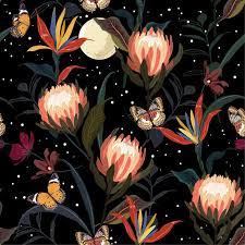 Protea Flowers Garden Seamless Pattern Texture Art Seamless Patterns Protea Flower