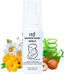 Buy ITO Diaper Rash Spray for Baby 100ml | Unique & Simplified Solution |  Very Easy to Apply | Natural & Highly Effective | Sensitive Newborn Skin |  Instant Rash Relief &