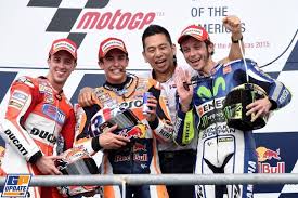 Andrea Dovizioso Marc Marquez Valentino Rossi 2015 American Motogp Grand Prix Motogp Motogp Valentino Rossi Marc Marquez