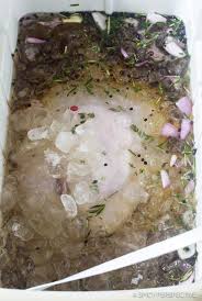 Make sure the mixture is warm to keep the butter in liquid form. Best Turkey Brine Recipe Video A Spicy Perspective