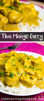Thai Mango Curry Recipe Mango Curry Curry Thai Mango