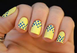 Pin By Jessica Escalante On Decoracion De Unas Amarillas Dots Nails Yellow Nail Art Dot Nail Art