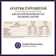 Atatürk üniversitesi tarafından 2019/2020 eğitim ve öğretim yılı akademik takvimi resmi olarak duyuruldu. Ata Aof 2020 2021 Yili Akademik Takvim Belli Oldu Aof Acikogretim Cikmis Sorular Ve Aof Bilgileri