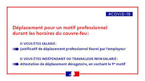 Ce document est à établir par l'employeur dans le cas d'une activité professionnelle justifiant un déplacement après 18. Couvre Feu Avance A 18h A Partir Du Samedi 02 Janvier 2021 Actualites Accueil Les Services De L Etat En Moselle