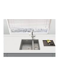 matt light grey quartz 1.5 kitchen sink