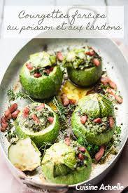 Courgettes Farcies Au Poisson Et Lardons Recettes Recette En 2020 Recette Courgettes Farcies Recette Courgette Farcie