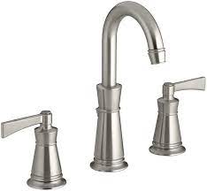 Kohler archer lavatory faucet with 8 centers the transitional aesthetic of the archer suite is achieved by blending subtle design elements found in craftsman furniture's chamfering techniques. Buy Kohler K 11076 4 Bn Archer Lavatory Faucet With 8 Inch Centers Vibrant Brushed Nickel Online At Low Prices In India Amazon In