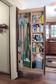 Pull Out Broom Cabinet From Ikea Kitchen Storage Space Kitchen Cabinet Storage Pantry Design
